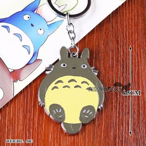 1/5pcs Anime Cartoon My Neighbor Totoro figure doll Pendant Keychain Keyring Fashion jewelry pendant for Men women kids GIFT