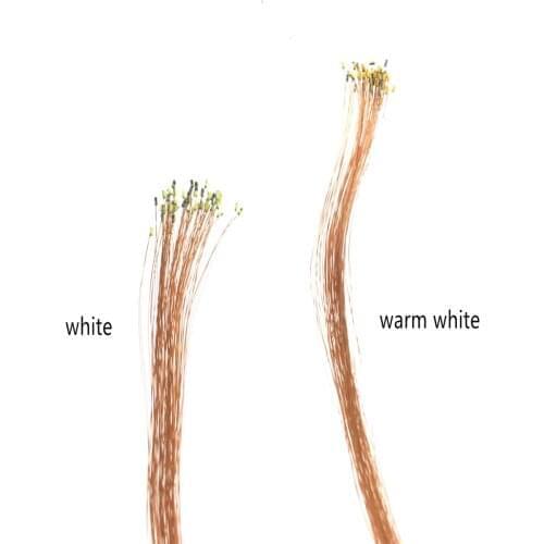 100pcs/lot 0402 Color SMD Model Train HO N OO Scale Pre-soldered Micro Litz Wired LED Leads Wires 20cm