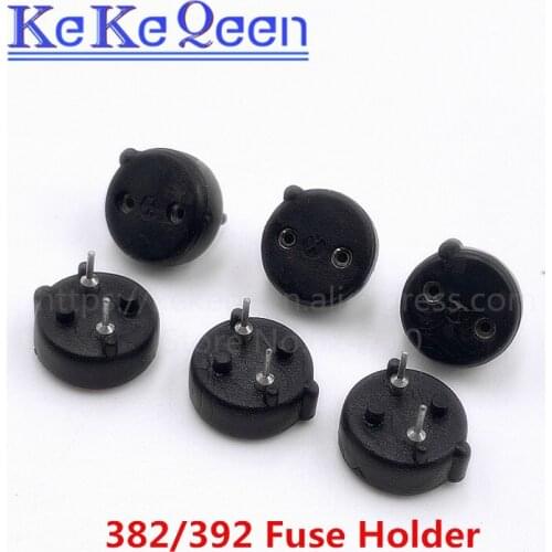 200pcs/lot Free shipping Round Socket TR5 382 Red Circle TE5 392 square fuse LCD Fuse Holder fuse socket new and original