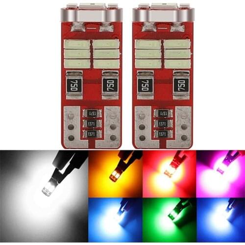 300 Pcs T10 Bulb Car Led 194 T10 Led Canbus t10 18 SMD 4014 Car LED Signal Light Parking Styling Fog Lamp