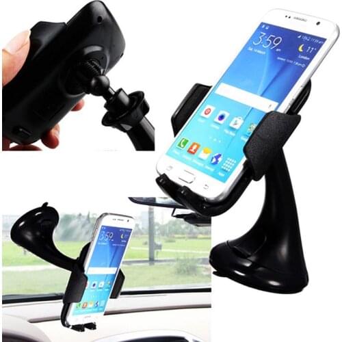 Car Accessories Universal 360 Rotatable Car Phone Holder Car Windscreen Suction Cup Mount Mobile Phone Holder Bracket Stand