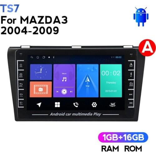 Car GPS Navigator Car Radio Cassette Car Audio Car Video Player Car Media For MAZDA3 2004-2009 With IPS Screen Map
