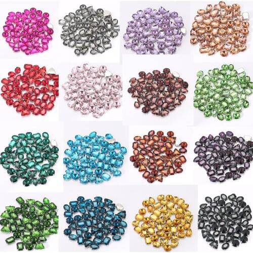 Glitter Crystal Sew On Rhinestone With Claw Diy Colorful Dress Stones Mix Shape Glass Rhinestones For Clothing 20PCS/PACK