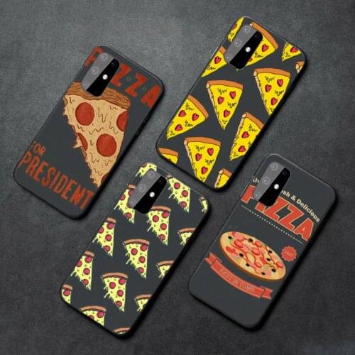 Funny design food cartoon pizza Phone Case For Samsung A21S A32 A51 A52 A71 A50 A12 S10 S20 S21 Plus Fe Ultra