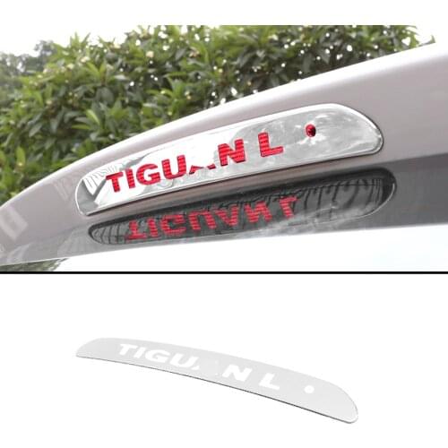 Stainless steel Car high brake light decoration modification sequins for Tiguan L 2017 2018 2019 Car Styling Accessories