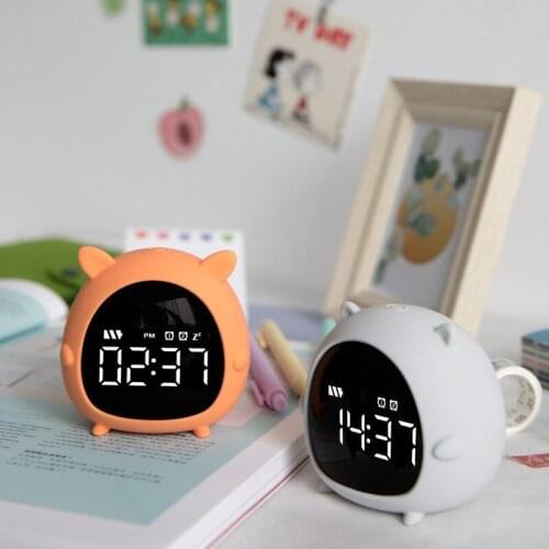 Alarm Clock Kids Child Children Sleep Bedside Alarm Clock Digital Wake Up Temperature Snooze Timer Clock for Bedroom/Table/Desk