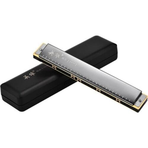 28 holes adult harmonica advanced childrens polyphonic accent C tone professional musical Instrument armonica melody