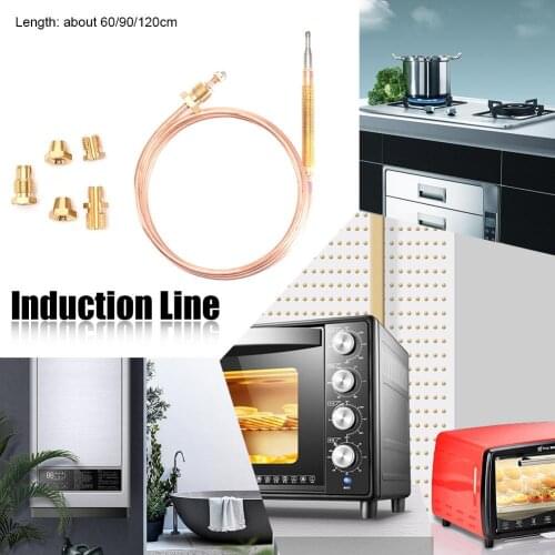 Gas Valve Induction Line Thermocouple Hot Water Boiler Gas with Fixed Parts Appliances for Ovens Cooking Utensils Boilers
