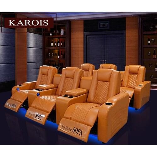 Karois R933#2 High Quality Motors For Home Theatre Seating USB Dock Electric Recliner Chairs