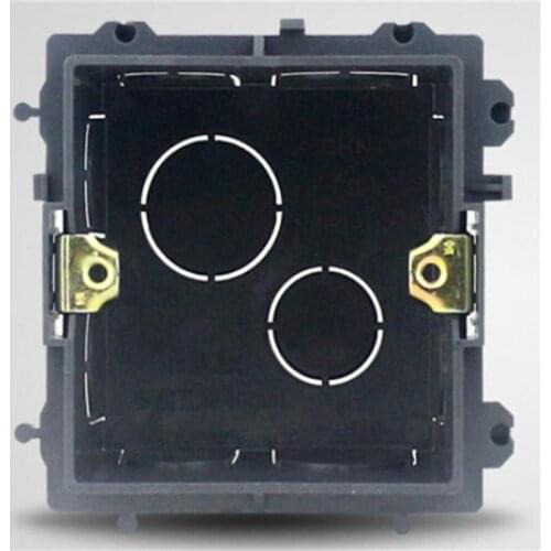 86 Cassette Wall Plate Box For 86 Type Wall Plate Switch &Socket Stair Step Lamp Lighting Mounting Plastic Junction Outlet Box