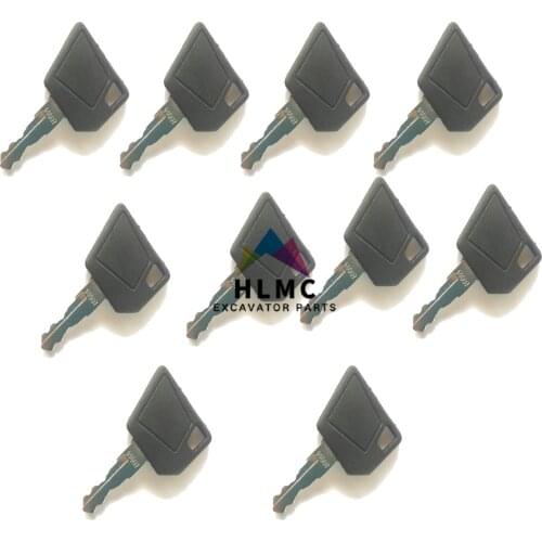 2 PCS 14607 key for excavator JCB Bomag Terex New Holland 11306919 Ignition Key