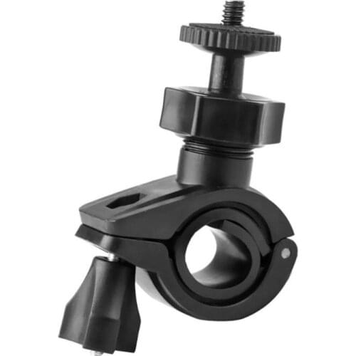Adjustable Bicycle Camera Mount Holder Bike Clip for Insta360 One X Sport Camera Compatible with OSMO Mobile 3/2 Black