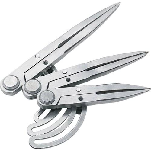 Spacing Compass Adjustable Leather Craft Rotating Tool Scriber DIY Edge Creaser Stitch Wing Divider Cross Line Compasses D1