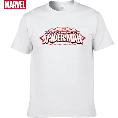 Marvel The Avengers Spider Man t shirt Comfortable Breathable 100% cotton Fashion clothes for teens Summer Tops T-shirts men #92