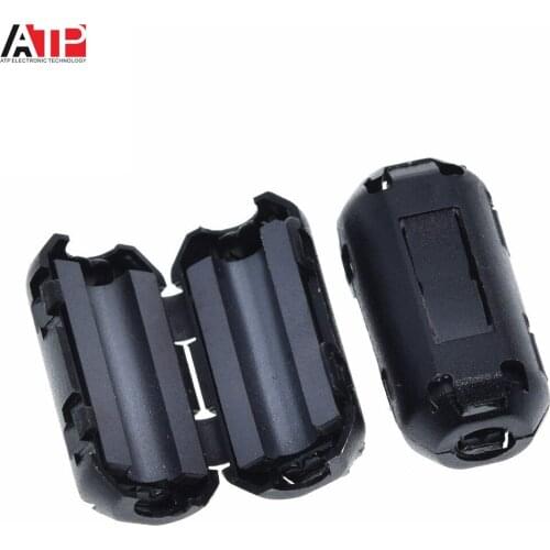 5mm Clip-On Ferrite Ring Core Noise Suppressor For EMI RFI Clip Cable Active Components Filters