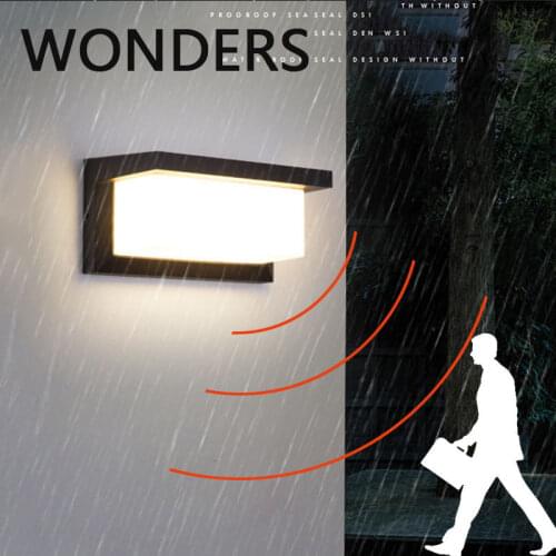 Outdoor Courtyard Garden waterproof & dustproof LED wall lamp indoor home decoration salon Aisle balcony wall light simple бра