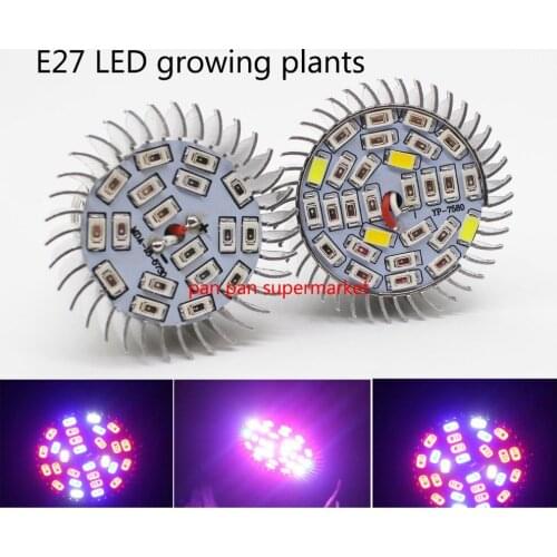 10pcs Full spectrum Grow light E27 LED growing plants Grow lamp ,lampara led cultivo ,led lamp for flower plant Hydroponi