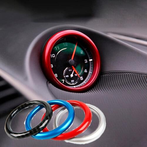 Car Clock Decoration Ring for Porsche New Cayenne Macan Palamela 911 Modified Stopwatch Compass Ring Sticker Decoration Ring