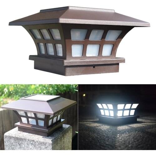 Outdoor Solar Light Fence Light IP65 Solar Night Light For Garden Decoration Gate Fence Wall Courtyard Cottage Solar Lamp