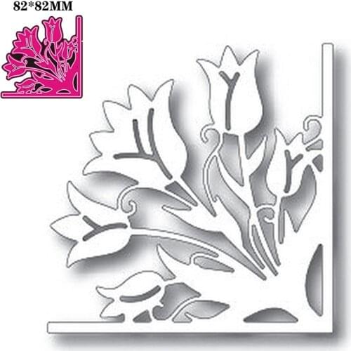 Tulip Corner 2021 Metal Cut Dies Stencils for Scrapbooking Stamp/Photo Album Decorative Embossing DIY Paper Cards