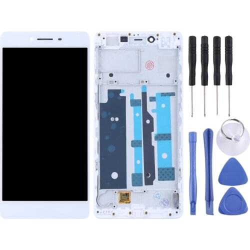 High Quality TFT Materials LCD Screen and Digitizer Full Assembly Lcd Replacement Glass with Frame For OPPO R7s With Tool