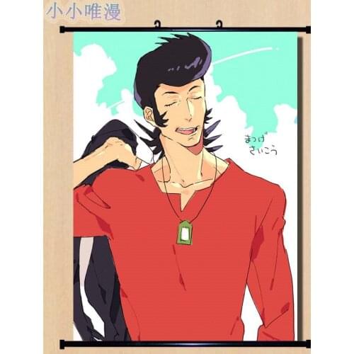 Japan Anime Decorative Pictures Space Dandy Dr. Gel & Honey & QT & Professor Duran & Dandy cosplay Home Decor Wall Scroll Poster