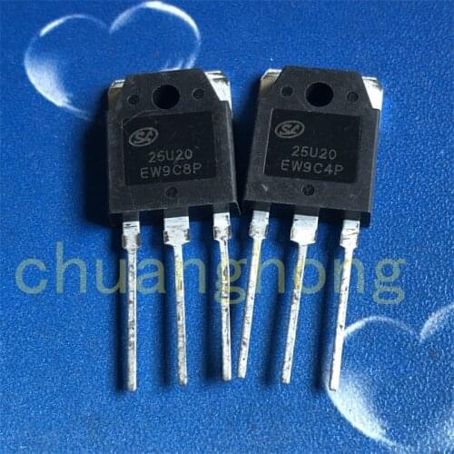 1pcs/lot 25U20 original packing new rectifier tube TO-247