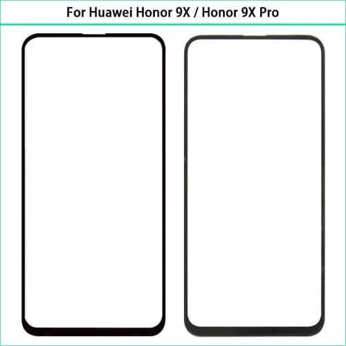 10PCS For Huawei Honor 9X Touch Screen Front Glass Screen For Huawei Honor 9X Pro LCD Display Front Outer Glass Lens Replace