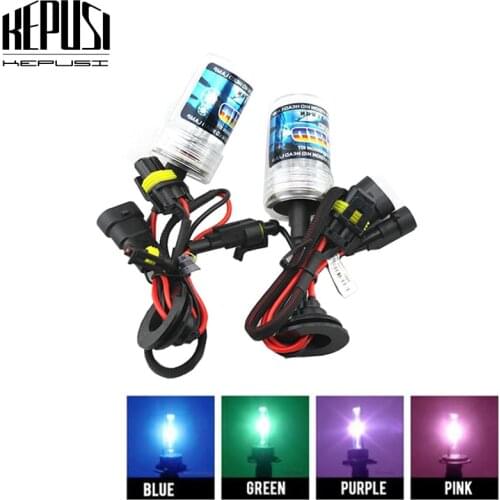 2x HID Xenon Bulbs H7 35W 4300K 6000K 8000K HID H7 xenon white Purple Pink Green Blue Car Driving hid Headlight Bulb Fog Light