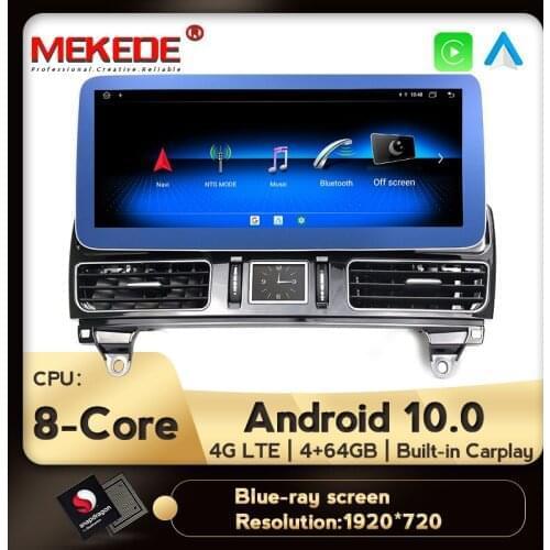 MEKEDE Car Radio Multimedia Video Player Navigation GPS Android 10 For Mercedes Benz ML 2012-2015 NTG 4.5 Built-in Carplay AUTO