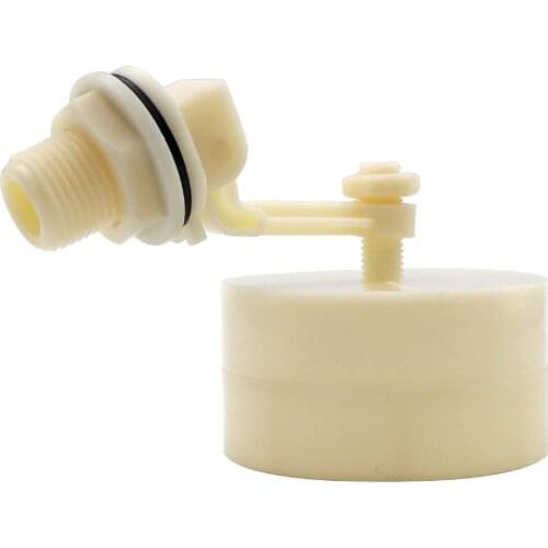 1/2"Wire Tank Tower Pool Control Valves Port ABS Automatic Float Valve Water Level Control Float Ball Valve for Solar Water Tool