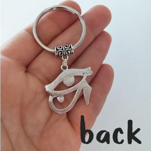 Evil eye Ancient Egypt Eye Of Horus Pendants Keyring Keychain Charm Fashion Mens Womens Jewelry Personality Gift