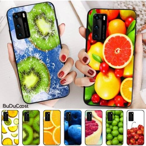 Fruit Phone Cover For Huawei P30 Pro Case Silicone TPU Phone Back Cover On for Huawei P Smart 2019 P 20 30 40 Pro coque bumper