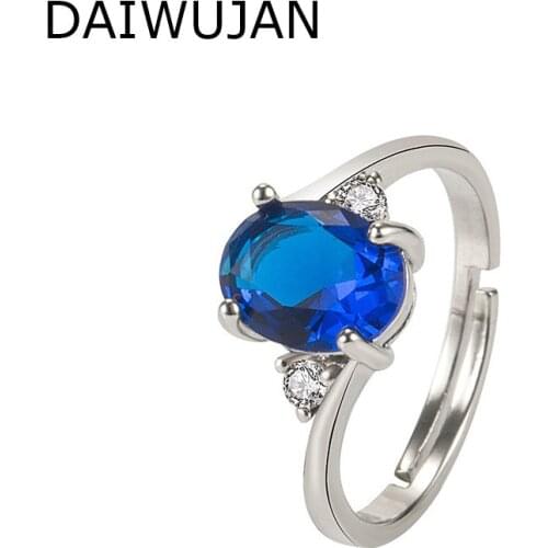 Кольца с сапфирами DAIWUJAN China At AliExpress