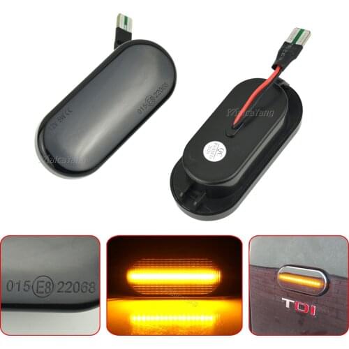 Dynamic Turn Signal Light Led Side Marker Lamp Flasher For Volkswagen VW Bora Golf 3 4 Passat 3BG Polo SB6