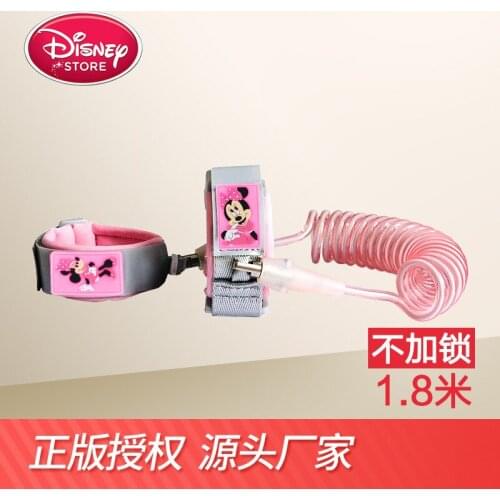 Disney 2021 Anti Lost Wrist Link Toddler Leash Safety Harness for Baby Strap Rope Outdoor Walking Hand Belt Band