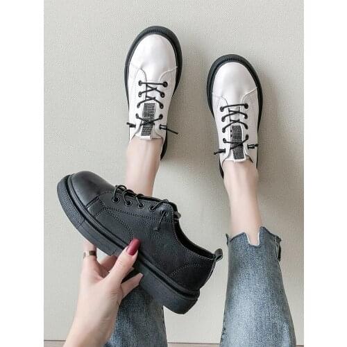 2021 spring and autumn new ladies British style small leather shoes jk retro Japanese single shoes all-match casual shoes