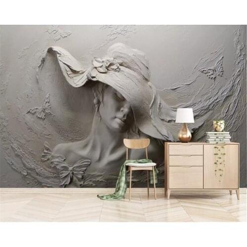 Beibehang Home interior behang Wallpaper 3d beauty embossed photo wallpaper background papel de parede 3d wall papers home decor