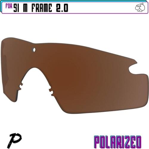 EZReplace Polarized Replacement Lenses for - Oakley Si M Frame 2.0 Sunglasses - Brown P