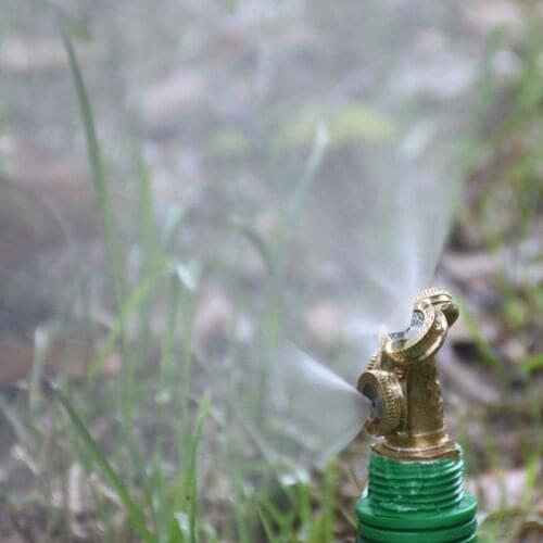 1/2" Brass 1 2 3 4 Hole Fog nozzle Garden Water Sprinklers nozzle 1 2 3 4-way For irrigation plant sprinkler With filter 1PCS