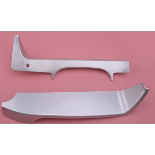 Silver Plastic Dashboard Display Frame Cover Bezel Trim Decoration Fit For Mercedes Benz C W204 2011 2012 2013