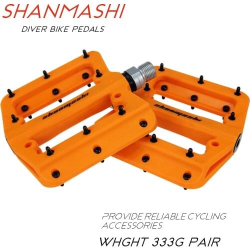 SHANMASHI DIVER Mountain Bike Pedal BMX MTB Bicycle Flat Pedals Ultralight Multi-Colors Sealed Bearing Cycling Riding Pedals