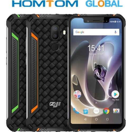 HOMTOM ZOJI Z33 SmartPhone IP68 Waterproof MT6739 1.3GHZ 3GB 32GB 4600mAh 5.85" Dual sim Android 8.1 OTA OTG Face ID Cellphone