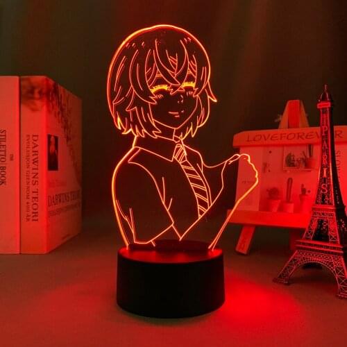 Anime Tokyo Revengers Hinata LED Light for Child Bedroom Decoration Night Light Birthday Gift Room Table Tokyo Revengers 3d Lamp