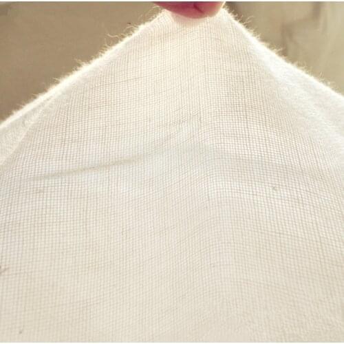 Textile Unbleached Natural Cotton Muslin Fabric Soft Plain Weave Cotton Fabric for Dress making DIY Craft Sewing Project