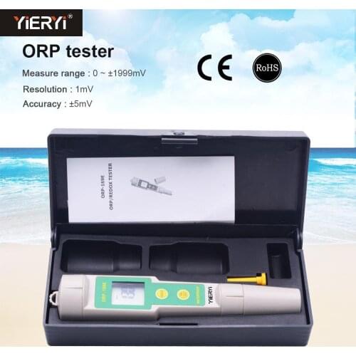 Yieryi High Quality 169E ORP/Redox Tester Waterproof ORP Meter Potential Positive And Negative ORP Meter With Plastic Box