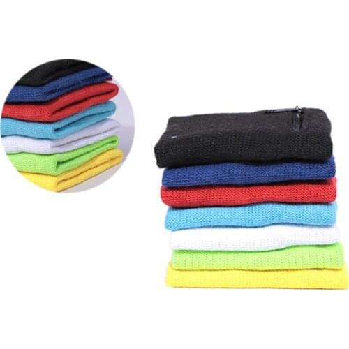 1PC Unisex Casual Wrist Wallet Purse Keys Pouch Band Zipper Running Travel Gym Cycling Safe Sport Bag