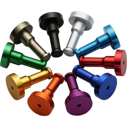 100pcs Modern Aluminum alloy Color Hook Hanger Kitchen Door Rear Coat Wall Hooks Clothes Bathroom Hardware Accessories