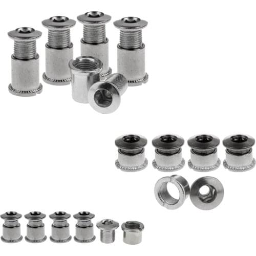15 Pairs Bike Bicycle Stainless Steel Crankset Bolts Crank Bolts Chainwheel Chainring Bolts Set