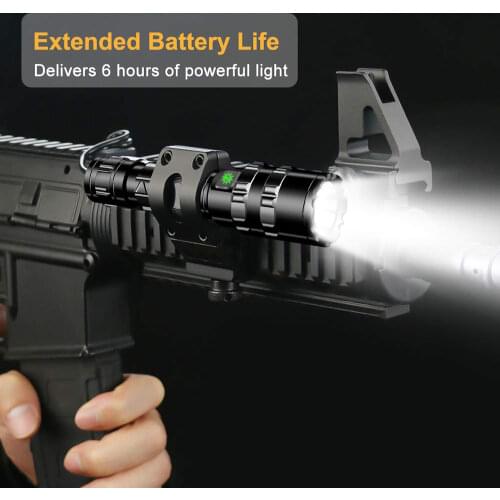 Ultra Bright Tactical Flashlight LED Scout L2 2000lms Hunting Fishing Light USB Rechargeable Waterproof Torch 5 Modes by 1*18650